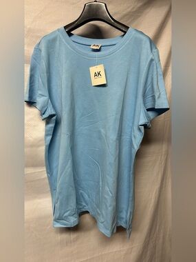 Anne Klein Light Blue Short Sleeve Tee